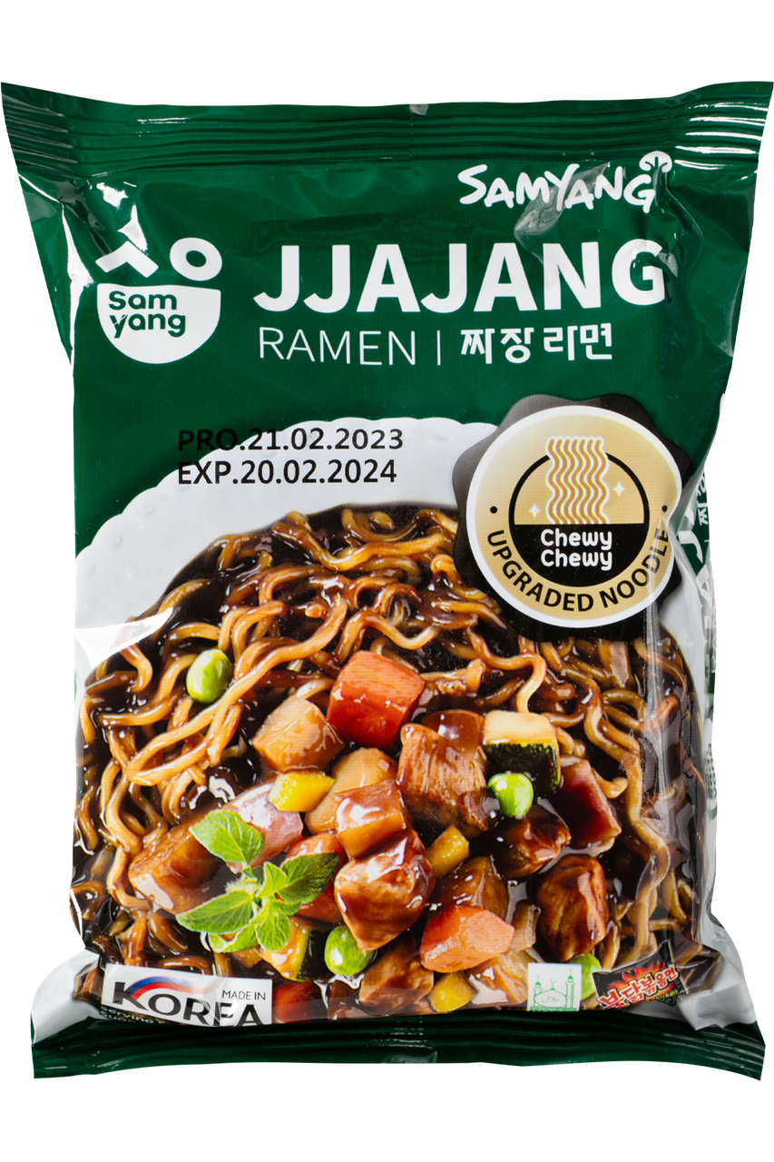 Локшина швидкого приготування Джаджанг Рамен Jjajang Ramen SAMYANG 80 г
