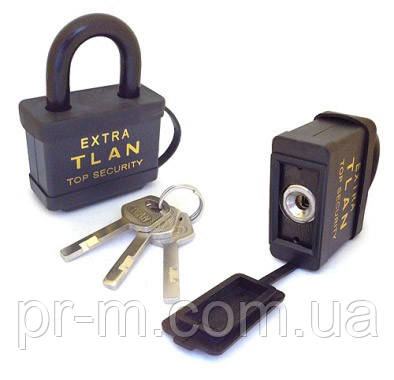 Замок навісний EXTRA TLAN 60 мм на блістері 12 шт/уп