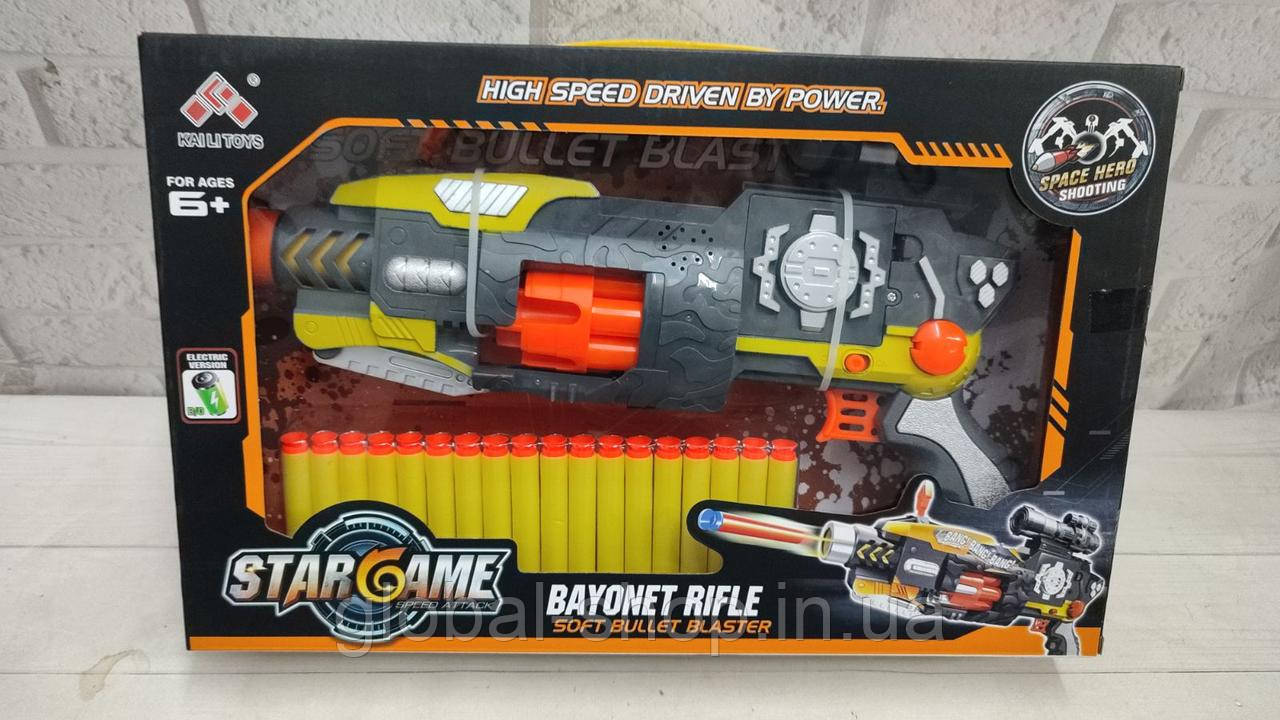 Автомат — бластер Star Game з м'якими патронами KAI LI TOYS (SB416)