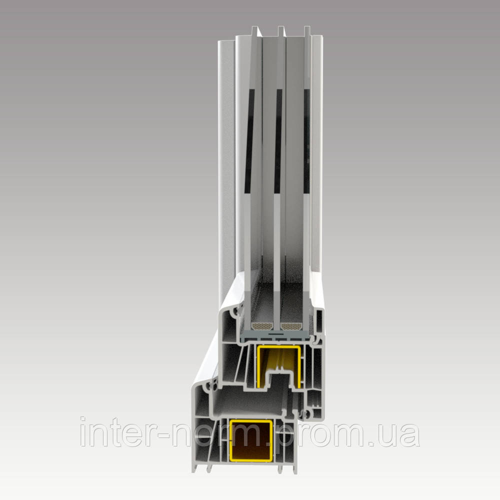 Окно поворотно-откидное Decco 71, белое, 1200x1400 мм, производитель Оконный Стандарт - фото 3 - id-p1895009643