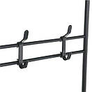 Вішалка для одягу та підставка для взуття 2в1 New Simple shoe rack (145х78x28см) з полицями та гачками, фото 5
