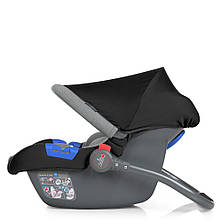 Дитяче автокрісло для немовлят Бебікокон ME 1043 NEWBORN+ Royal Black, фото 4
