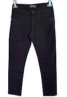 Брюки для мальчика 122-158 см котоновые темно синие брюки джинсы для подростка VNR Kids