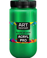 Краска художественная Acryl PRO ART Kompozit, 1 л. ТУБА (Цвет: 356 зеленый особый)