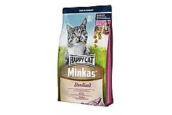 Happy Cat Minkas STERILISED Хеппі кет мінкас сухий корм для стерилізованних кішок, 10 кг.