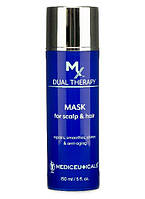 Відновлююча антивікова маска для волосся і шкіри голови Mediceuticals MX Dual Therapy Mask For Scalp And Hair