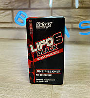 Жіроспалювач Nutrex Lipo 6 black Ultra Concentrate 60 black