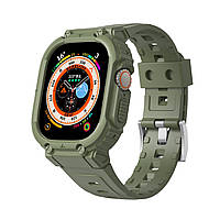 Чехол ремешок для Apple Watch Ultra (49 мм) Зелёный