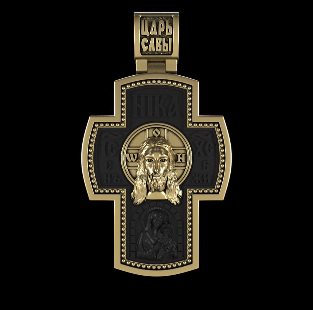 Золотий православний хрест, фото 1