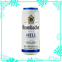 Пиво Krombacher Hell светлое фильтрованное 500мл.