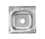 Мийка врізна MONRO 4848 (06/160) Decor квадратна, фото 3