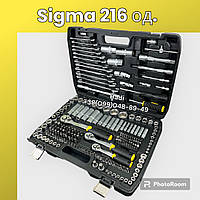 Набор инструментов Sigma 216 ед.набор ключей.инструмент для ремонта автомобиля