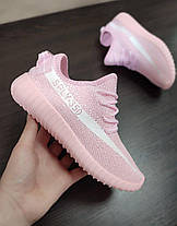 ЗНИЖКА! Yeezy Sply 350 PINK / White кросівки кеди 36р, фото 5