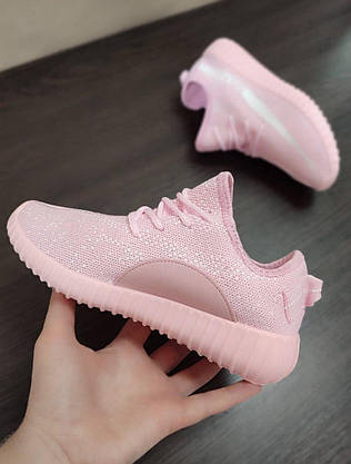 ЗНИЖКА! Yeezy Sply 350 PINK / White кросівки кеди, фото 3