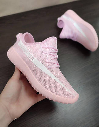 ЗНИЖКА! Yeezy Sply 350 PINK / White кросівки кеди, фото 4