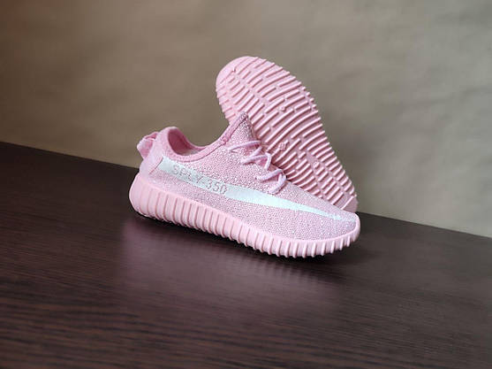 ЗНИЖКА! Yeezy Sply 350 PINK / White кросівки кеди, фото 6