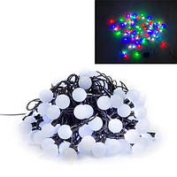 Гірлянда світлодіодна новорічна кольорова Маленькі Кульки 90 LED 6.5м
