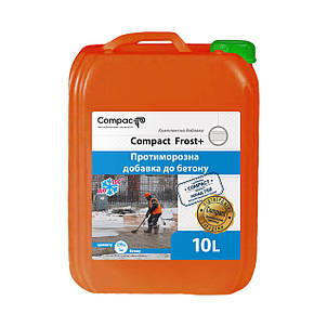 Протиморозна добавка для бетону Compact Frost+ Euro Антифриз 10 л, фото 1