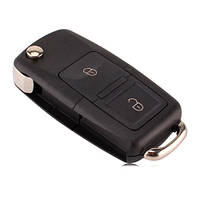 Викидний ключ, корпус під чіп, 2кн DKT0269, Volkswagen, без леза