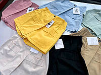 Женские летние шорты-юбка мини разных цветов (размеры: 42.44.46)