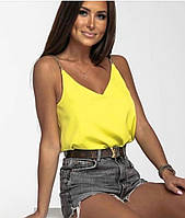 Женская стильная блузка супер софт 42-44,46-48 бежевый,черный,белый,желтый,малина