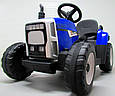 Трактор C1 на акумуляторі Синій з причепом, фото 5