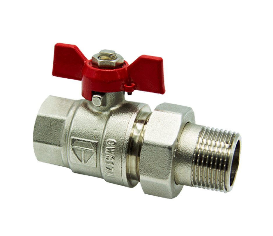 Кран кульовий 1" американка HLV Optima