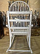 Крісло-гойдалка плетена з лози, фото 9