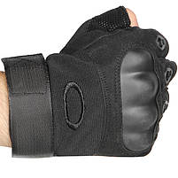 Рукавички тактичні короткі Han-Wild HW75 Black M 4 шт., фото 5