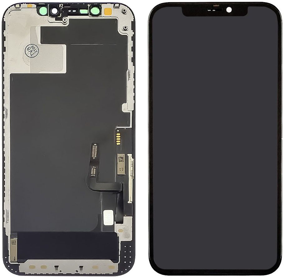 Дисплей + сенсор Apple iPhone 12 / 12 Pro Black JK (Incell) - p/n: LX20241209