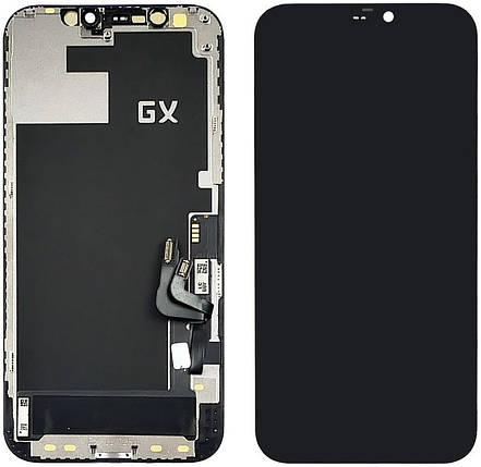 Дисплей + сенсор для Apple iPhone 12 / 12 Pro Black GX-AMOLED, фото 1