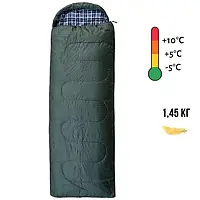 Спальный мешок одеяло с капюшоном Totem Ember Plus XXL правый olive 190/90