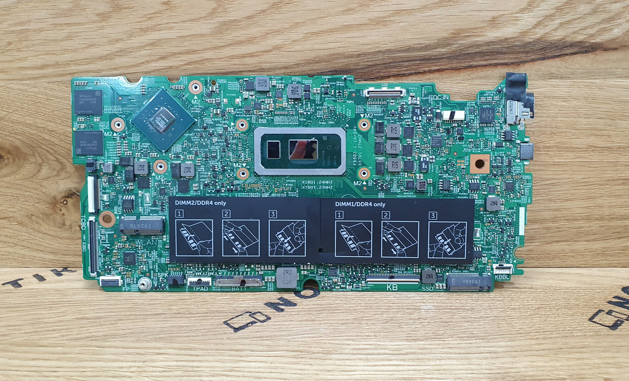 Материнська плата Dell Inspiron 15 7590 Intel Core i7-8565U(1.8GHz), DDR4, nVidia MX250(2GB) (CN-0X8Y3N, 0X8Y3N, X8Y3N) Вживана