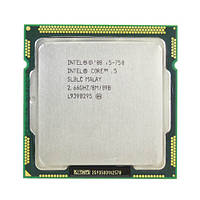 Процесор Intel Core i5-750, 4 ядра, 2.66ГГц, LGA1156