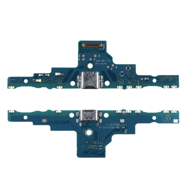 Шлейф для Samsung P610 Galaxy Tab S6 Lite Wi-Fi/P615 LTE, з роз'ємом зарядки, з мікрофоном, плата зарядки