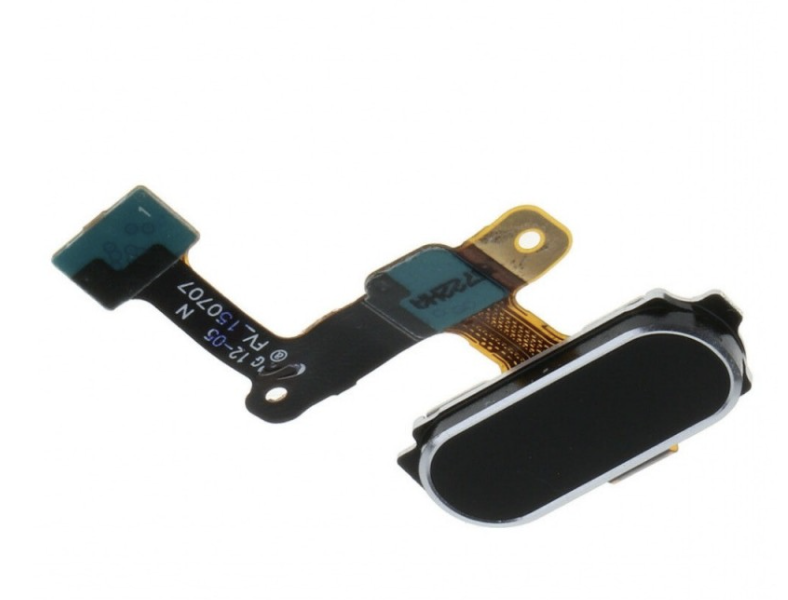 Шлейф для Samsung T810 Galaxy Tab S2 9.7/T813/T815/T819, з сканером відбитка пальця, чорного кольору