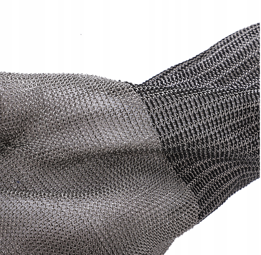 Перчатка кольчужная длинная из нержавеющей стали Chainmail CR06, размер ...