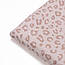 Двошаровий жатий муслін "Дрібний леопард на світло-рожевому тлі", ширина 135 см, фото 4