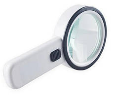 Лупа з підсвічуванням діаметр 90 мм збільшення в 10 разів