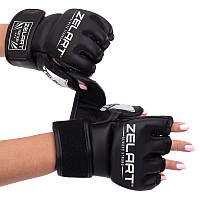 Перчатки шингарты перчатки для ММА Zelart черно-белые BO-5699, XS: Gsport