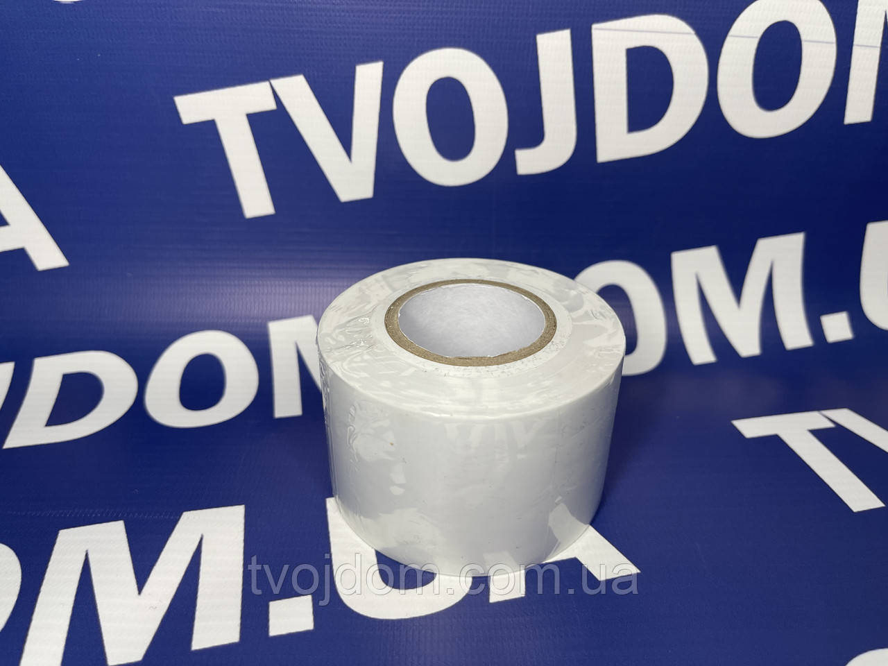 Стрічка обмоточная "тефлонова" Whicepart PVC для теплоізоляції 0,13 мм*50мм*25м.(Китай)(липка)