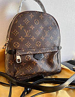 Женский рюкзак луи витон коричневый Louis Vuitton Bag Monogram красивый молодёжный рюкзак