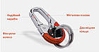 Брелок-карабін для ключів Omuda A3755 Sport Червоний. Брелок металевий для автоключів, фото 6
