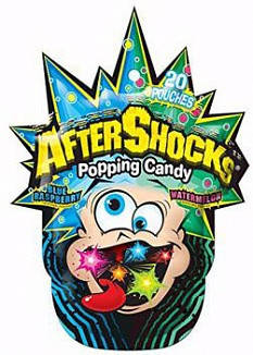 Aftershocks Popping Candy Blue Rasp/Watermelon 30г, фото 1