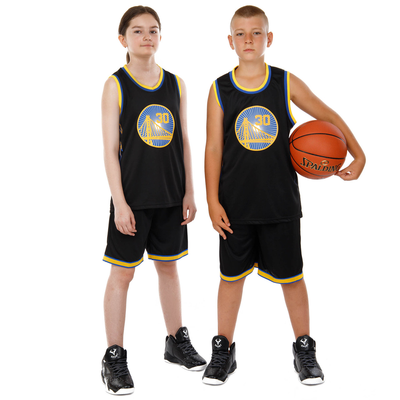 Форма баскетбольна дитяча, підліткова Basketball Uniform NBA Golden State Warriors (BA-9963), фото 1