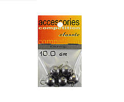 Грузило риболовне Чебурашка 10 гр. (5 шт.)