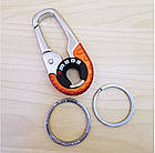 Брелок-карабін для ключів Omuda A3755 Sport Червоний. Брелок металевий для автоключів, фото 8