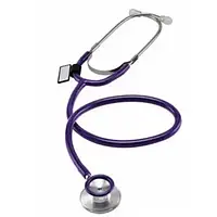 Стетоскоп для дорослих з подвійною головкою загальнотерапевтичний однотрубчастий 747 фіолетовий Heaco
