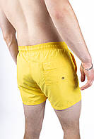Шорты спортивные / купальные HUGO BOSS желтого цвета для парня. Одежда для пляжа! 48