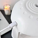 Антигравітаційний зволожувач повітря 2в1 крапельний з підсвічуванням Зволожувач для дому Water Drop Humidifier, фото 3